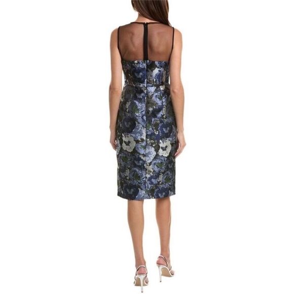 Kay Unger “Dottie” Jacquard Sheath Dress NWT Size 6 $338 - Picture 3 of 5